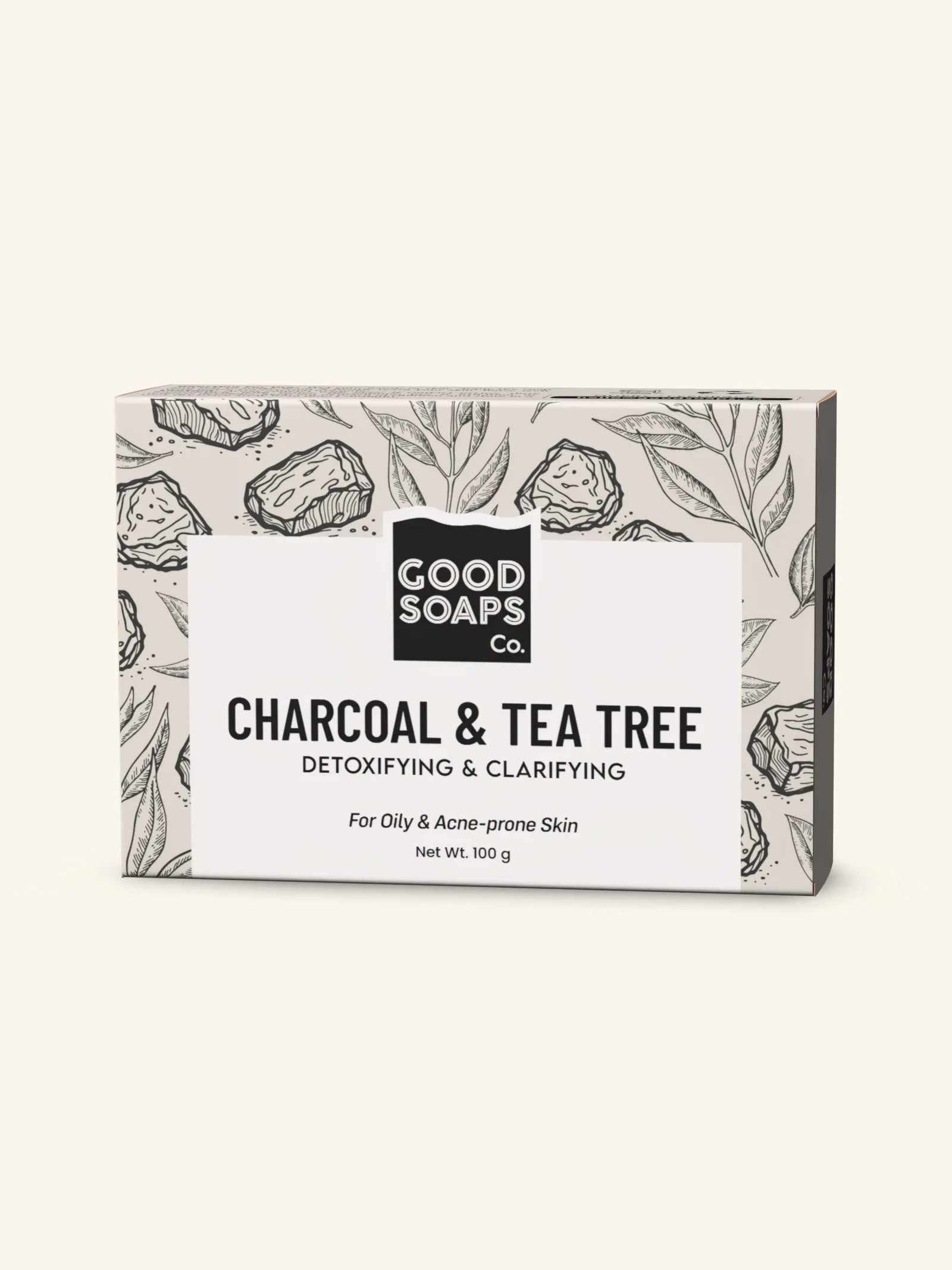 Charcoal & Tea Tree - Detox & Clarifying Handmade Bar